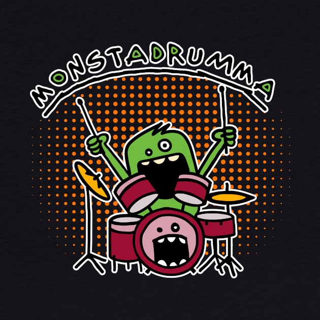 Monster Drummer by schlag.art